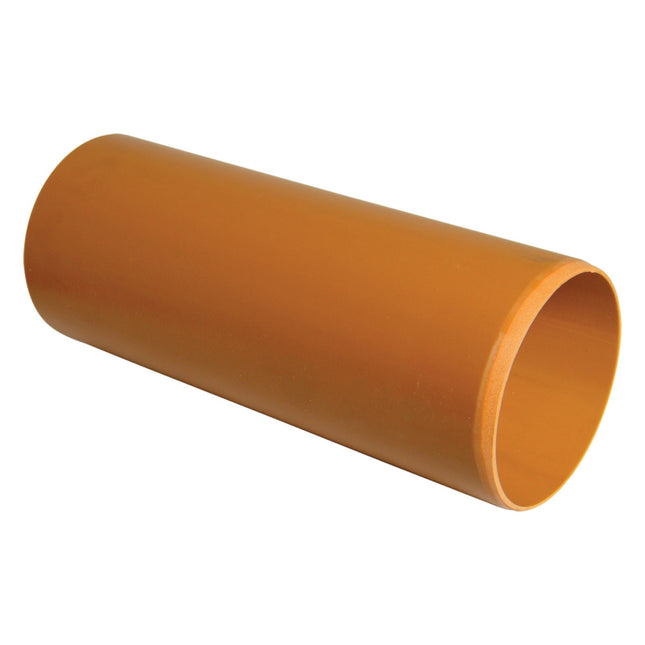 FloPlast Underground Drain 110mm Plain x 3 Metre