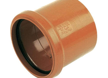 FloPlast Underground Drain 110mm Single Socket Coupler