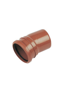 FloPlast Underground Drain 110mm Single Socket 15' Bend