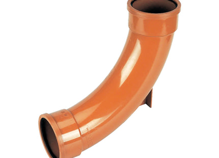 FloPlast Underground Drain 110mm 87.5' Rest Bend