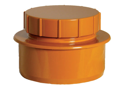 FloPlast Underground Drain 110mm Screwed Access Cap