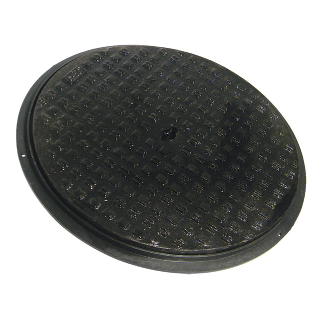 FloPlast Underground Drain Frame And Cast Iron Effect Cover