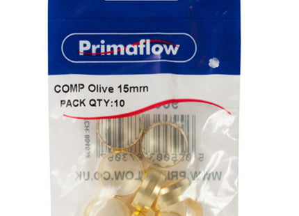Primaflow Primapack Compression Brass Olive 15mm - 9CO1510