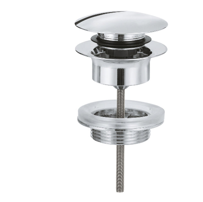 Grohe Click Waste Set Chrome - 65807000 - Perfect for Basins