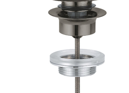 Click Waste Set Brushed Hard Graphite - 65807AL0 - Modern Bathroom Solution