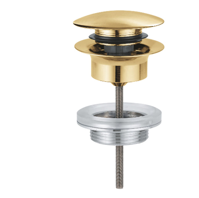 Grohe Click Waste Set Brushed Cool Sunrise - 65807GN0 - Perfect for Basins