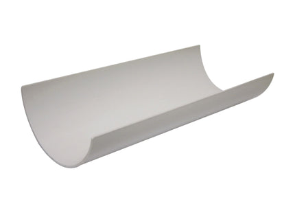 FloPlast Round Gutter 112mm x2 Metre White