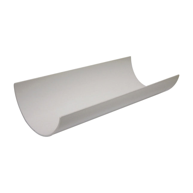 FloPlast Round Gutter 112mm x2 Metre White