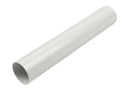 FloPlast 68mm Round Downpipe 2.5 Metre White