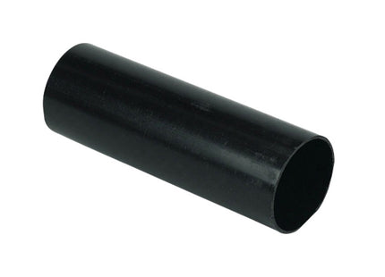 FloPlast 68mm Round Downpipe 2.5 Metre Black