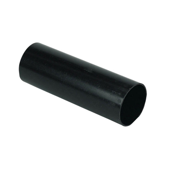 FloPlast 68mm Round Downpipe 2.5 Metre Black