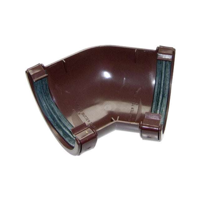 FloPlast 112mm Round 135 Degree Angle Brown