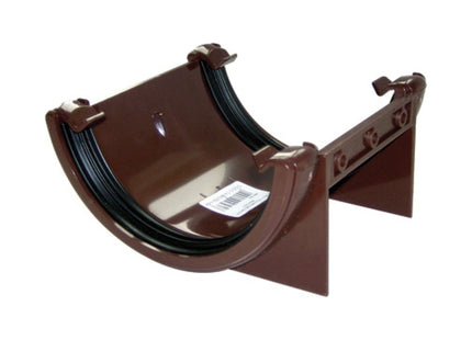 FloPlast 112mm Round Union Bracket Brown