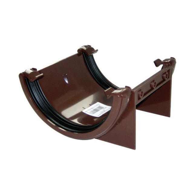 FloPlast 112mm Round Union Bracket Brown