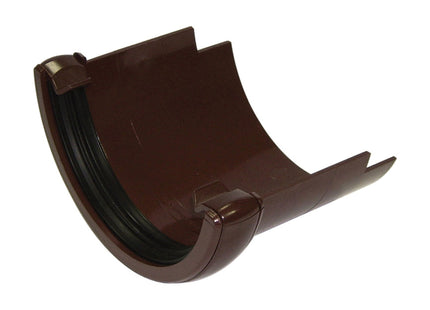 FloPlast 112mm Round Adaptor To Round Iron Brown