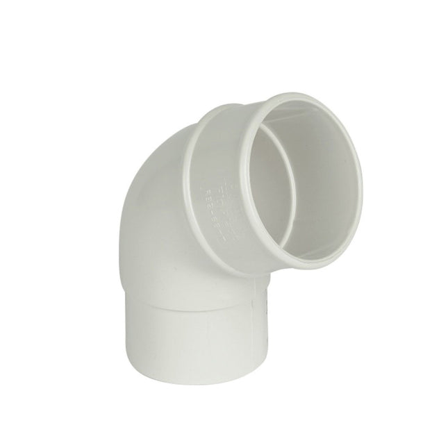 FloPlast 68mm Round 112' Offset Bend White