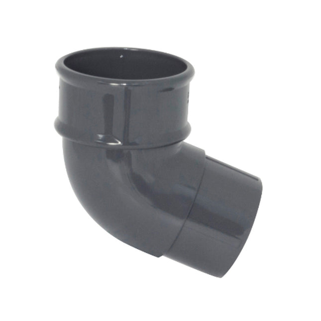 Floplast 68 Round 112° Offset Bend Anthracite - 256752