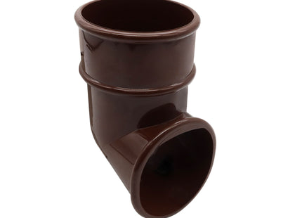 FloPlast 68mm Round Pipe Shoe Brown