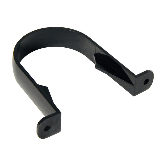 FloPlast 68 Round Pipe Clip Black