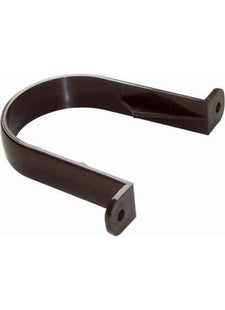 FloPlast 68mm Round Pipe Clip Brown