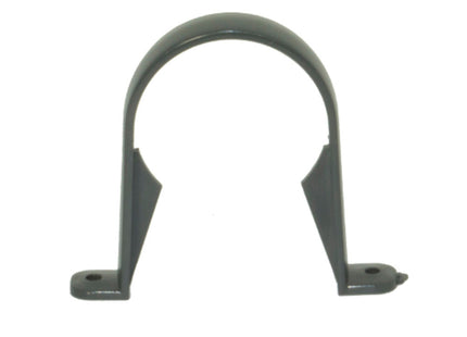 Floplast 68 Round Pipe Clip Anthracite - 256750 - Perfect for Pipe Installation
