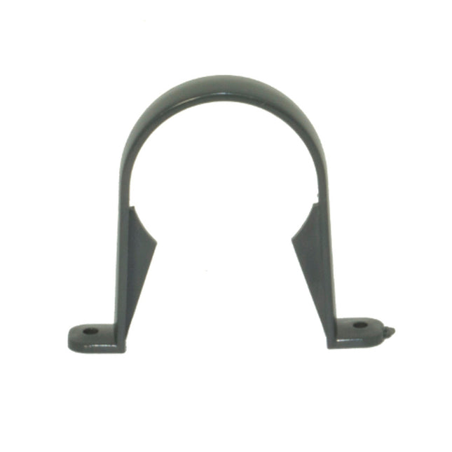 Floplast 68 Round Pipe Clip Anthracite - 256750 - Perfect for Pipe Installation