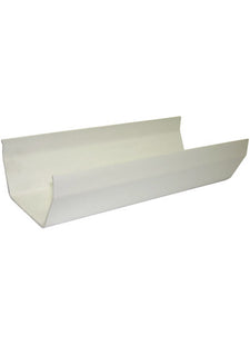 FloPlast 114mm Square Gutter 4 Metre White