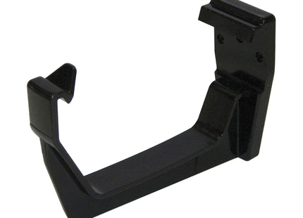 FloPlast 114mm Square Fascia Bracket Black