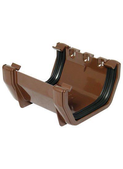 FloPlast 114mm Square Union Bracket Brown