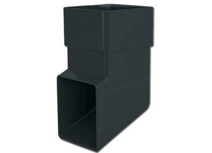 Floplast 65 Square Pipe Shoe Anthracite - 266753