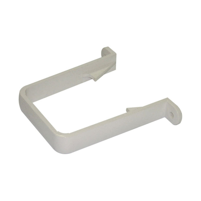 FloPlast 65mm Square Pipe Clip - Std White