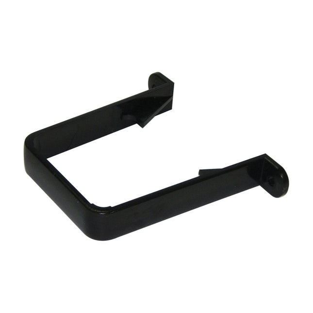 FloPlast 65mm Square Pipe Clip - Standard Black