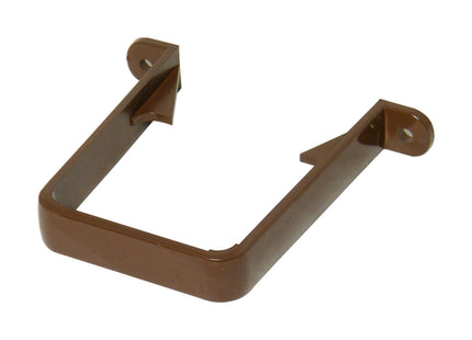 FloPlast 65mm Square Pipe Clip - Standard Brown