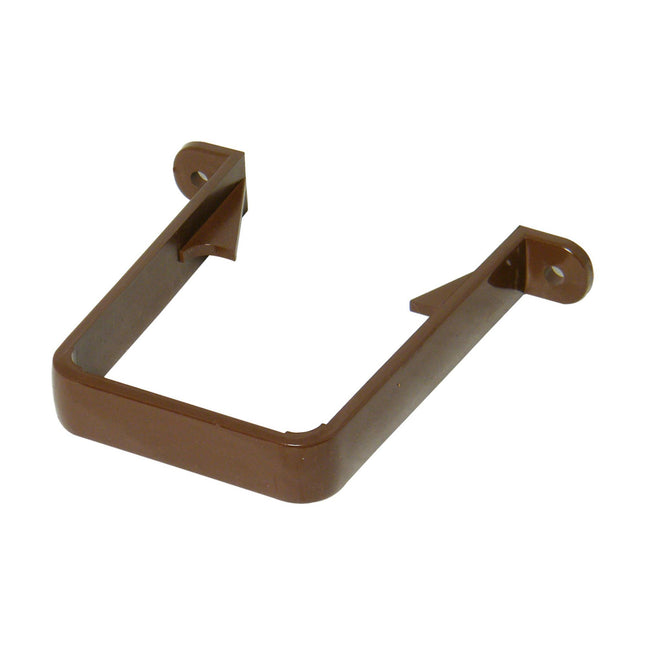 FloPlast 65mm Square Pipe Clip - Standard Brown