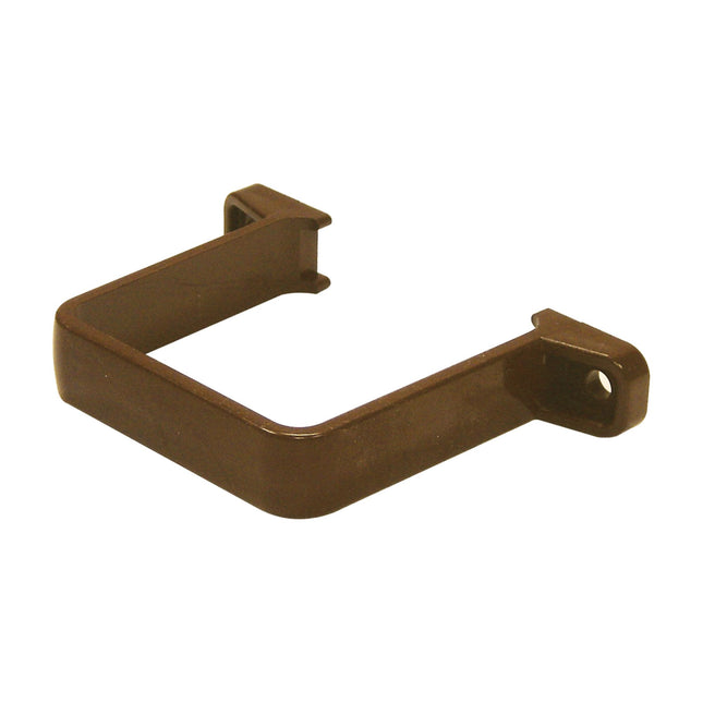 FloPlast 65mm Square Flush Pipe Clip Brown