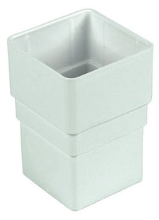 FloPlast 65mm Square Pipe Socket White