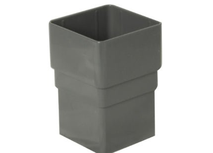 Floplast 65 Square Pipe Socket Anthracite - 266751