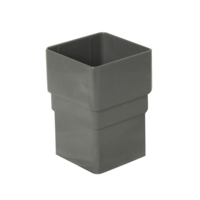 Floplast 65 Square Pipe Socket Anthracite - 266751