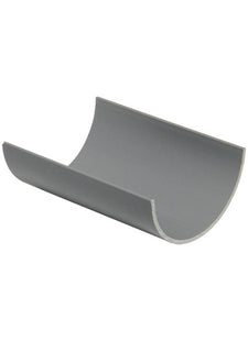 FloPlast Half Round 75mm Gutter Ext Stop End Grey