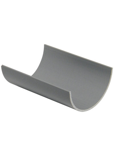 FloPlast Half Round 75mm Gutter Ext Stop End Grey