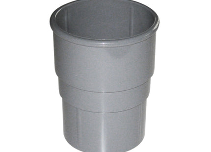 FloPlast Round 50mm Downpipe Connector Grey