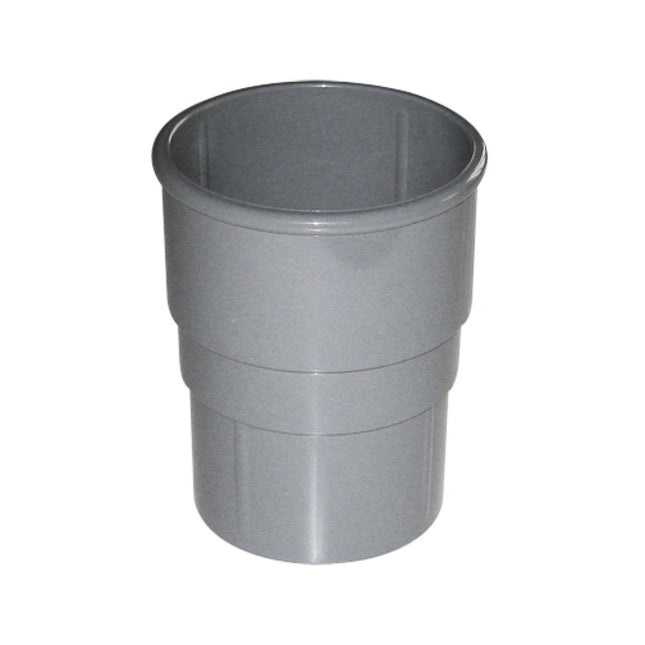 FloPlast Round 50mm Downpipe Connector Grey