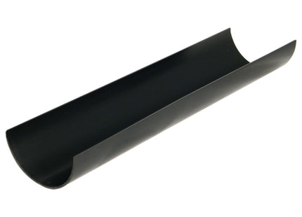 FloPlast Half Round 75mm Gutter x 2 Metre Black