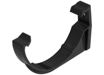 FloPlast Half Round 75mm Gutter Fascia Bracket Black