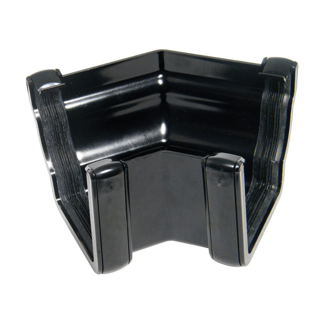 FloPlast Niagara 135 Degree External Angle Black