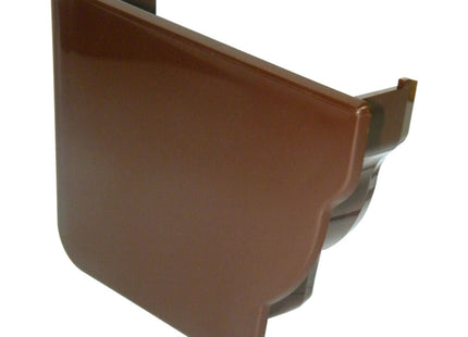 FloPlast Niagara Internal Left Hand Stopend Brown