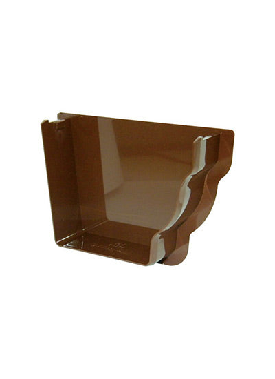 FloPlast Niagara Internal Right Hand Stopend Brown