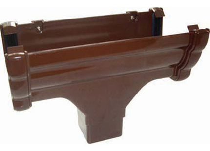 Floplast Niagara Running Outlet Brown - 368149 - Guttering Solution