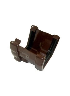 FloPlast Niagara Adaptor To Half Round Right Hand Brown