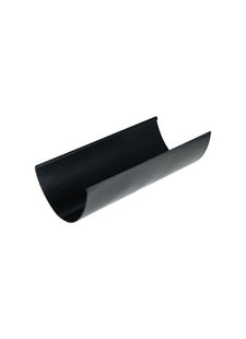 FloPlast Hi-Cap Gutter 4 Metre Black